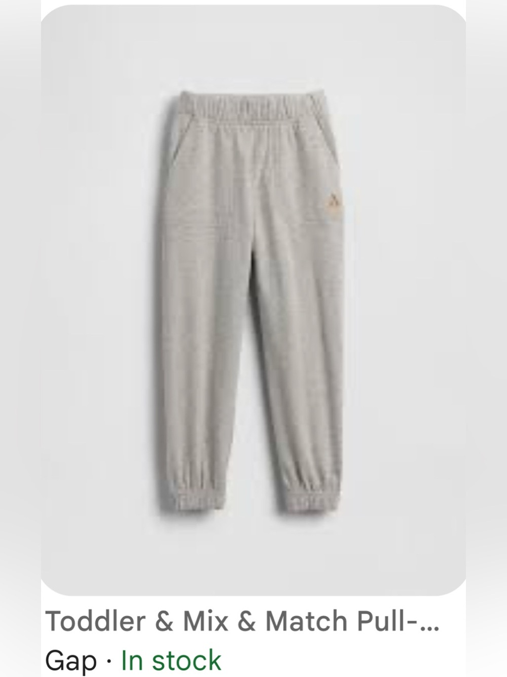 Toddler Mix & Match Pull on Joggers